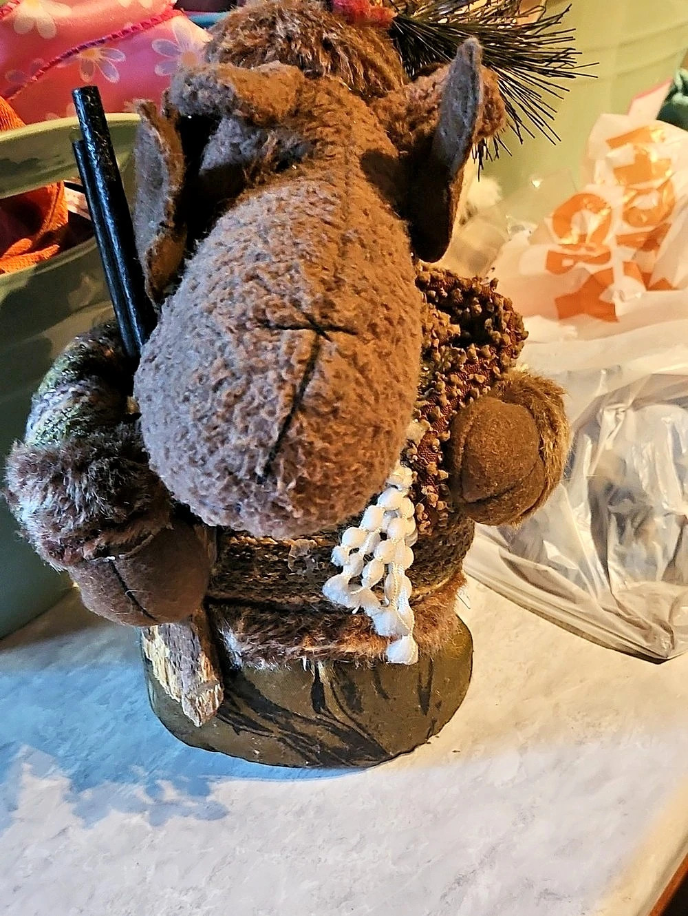 Brown & Black Decorative Reindeer